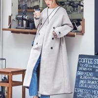 **rinko select**piping wool long coat[898K]