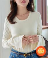 [ 裏起毛 ] M L 選べるタイプ あったかメルティロンT [C7653]